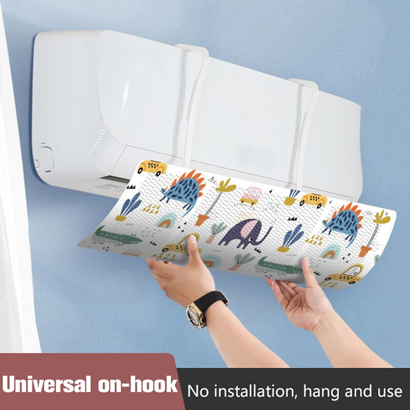 Deflektor vetra klimatizácie, nastaviteľný kryt klimatizácie, proti priamemu fúkaniu čelného skla