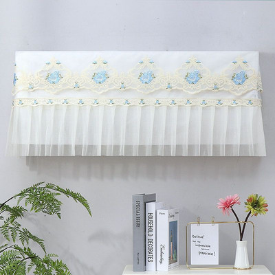 Nėriniai pakabinamas oro kondicionieriaus dangtelis su šviežiu raštu oro kondicionieriaus apsauginis oro kondicionieriaus apsauginis dangtelis nuo dulkių Šiaurės šalių apdaila