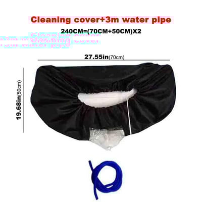 Kryt klimatizácie, umývací kryt, nástenná klimatizácia, čistenie, vodeodolný ochranný kryt proti prachu s uťahovacím pásom