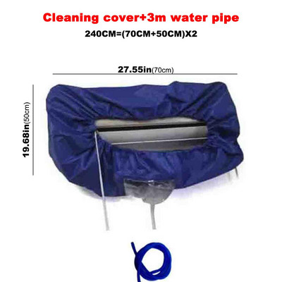 Kryt klimatizácie, umývací kryt, nástenná klimatizácia, čistenie, vodeodolný ochranný kryt proti prachu s uťahovacím pásom