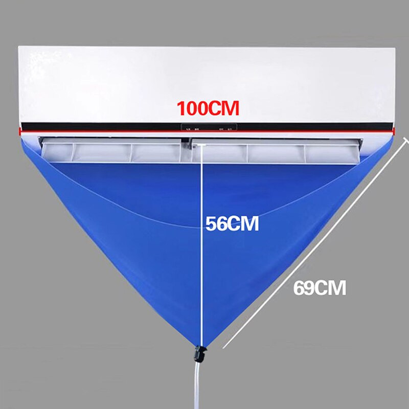 Oro kondicionieriaus valymo dangčio šepetėlis filtras vandens maišelis oro kondicionieriaus valymas dulkėms atsparus valymo dangtelio įrankis