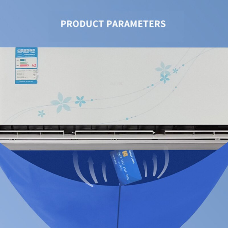 Oro kondicionieriaus valymo dangčio šepetėlis filtras vandens maišelis oro kondicionieriaus valymas dulkėms atsparus valymo dangtelio įrankis