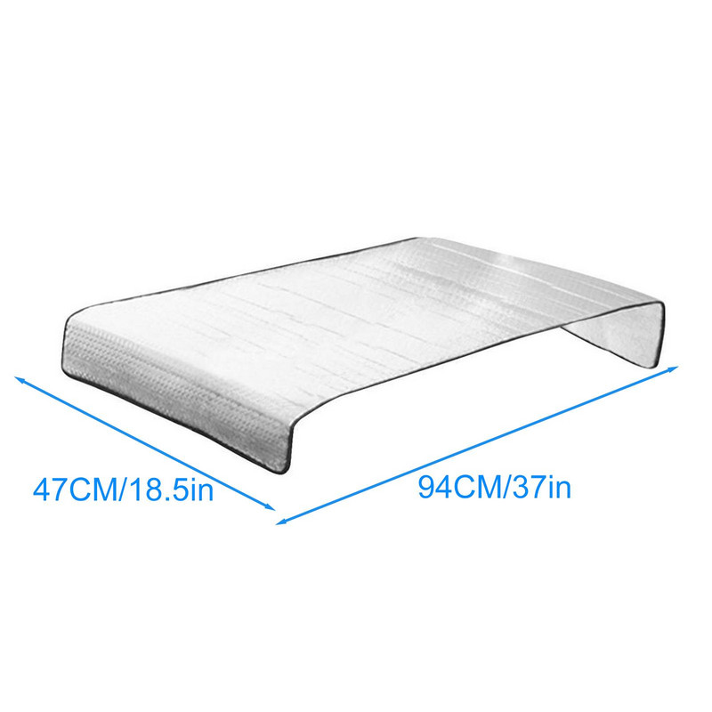 Capac pentru aer condiționat Folie de aluminiu Folie de izolare Film cu bule duble Ignifugă Protecție solară Rezistent la ploaie Capac de economisire a energiei