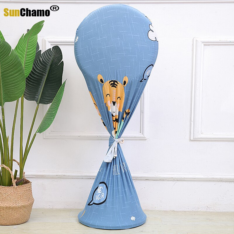 Elastinis, viskas įskaičiuota, elektrinis ventiliatoriaus dangtis, audinio dangtelis nuo dulkių Vertikalus stalinio kompiuterio grindų tipas, atsparus dulkėms, buitinis apsauginis dangtelis