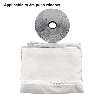 Univerzálna tesniaca doska na okno Air Lock, látková doska, 2, 3, 4 m, sada na tesnenie výstupného okna klimatizácie pre mobilnú klimatizáciu
