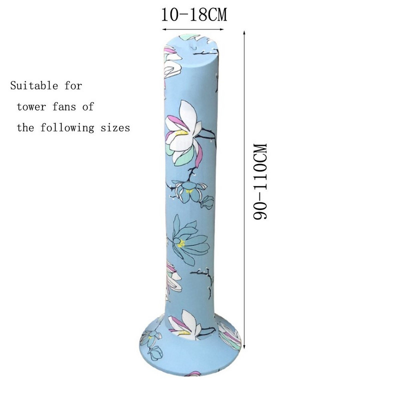 Buitinio bokšto ventiliatoriaus dangtelis nuo dulkių ir apsauginis dangtelis ant grindų statomas elektrinis ventiliatorius, elastinis audinys, pilnas dangtis, apsaugantis nuo dulkių