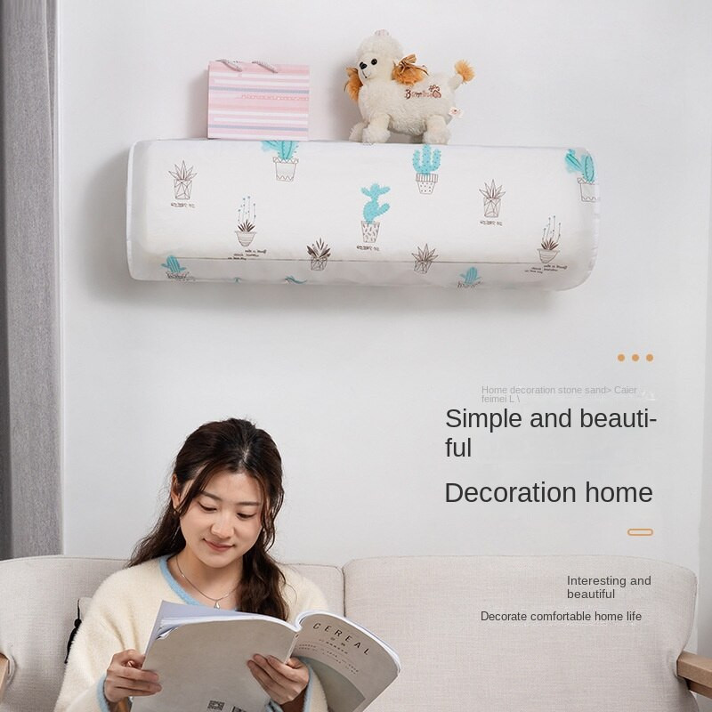 Sutirštintas oro kondicionieriaus dulkių dangtelis Kabantis oro kondicionieriaus dangtis Buitinis oro kondicionieriaus apsauginis dangtelis (3 pakuotės)