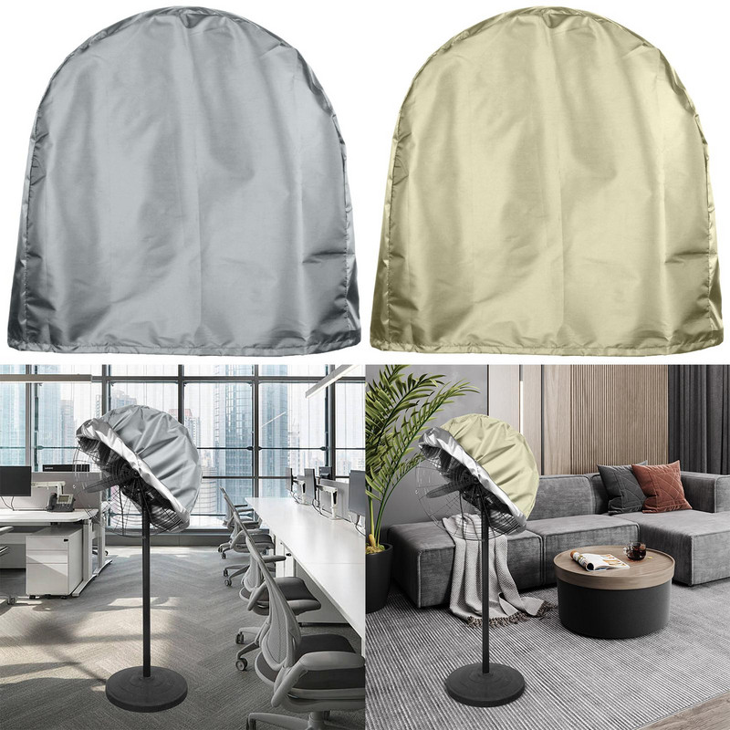 Vandeniui atsparus dangtelis 18-20 colių pramoniniam ant grindų stovinčiam ventiliatoriui, atspari reguliuojama virvelė, apsauganti nuo saulės, patvari medžiaga