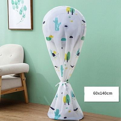 Poklopac za prašinu za električni ventilator (NE ventilator, isključujući ventilator) Okrugli crtani poklopac Samostojeći na podu Trodimenzionalni poklopac otporan na prljavštinu