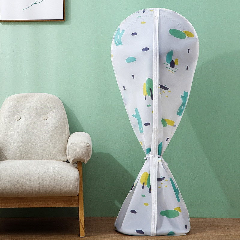 Poklopac za prašinu za električni ventilator (NE ventilator, isključujući ventilator) Okrugli crtani poklopac Samostojeći na podu Trodimenzionalni poklopac otporan na prljavštinu