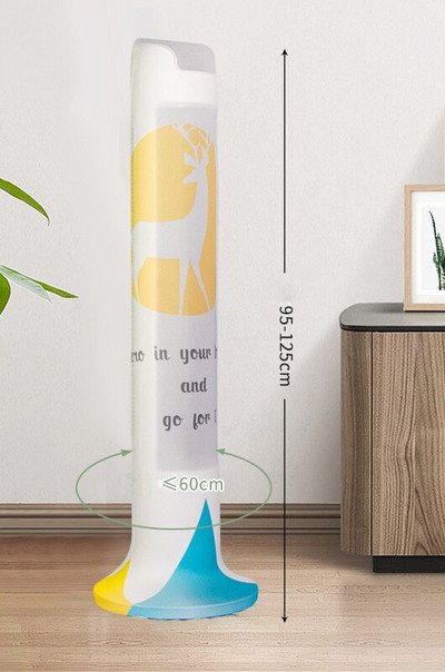 Grindų tipas Elektrinis ventiliatorius Apsauginis dangtelis nuo dulkių, suderinamas su bokštiniais ventiliatoriais.