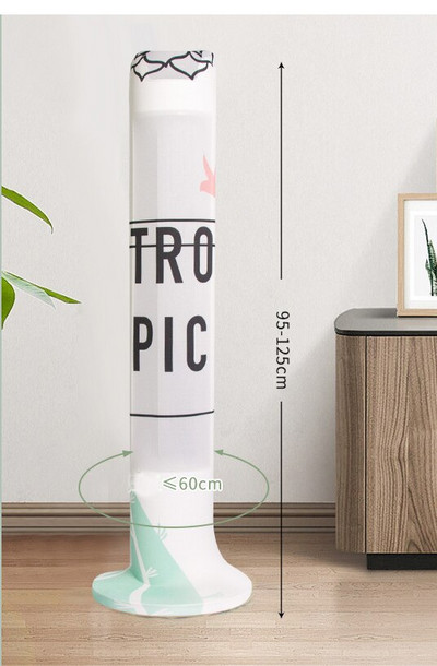 Grindų tipas Elektrinis ventiliatorius Apsauginis dangtelis nuo dulkių, suderinamas su bokštiniais ventiliatoriais.