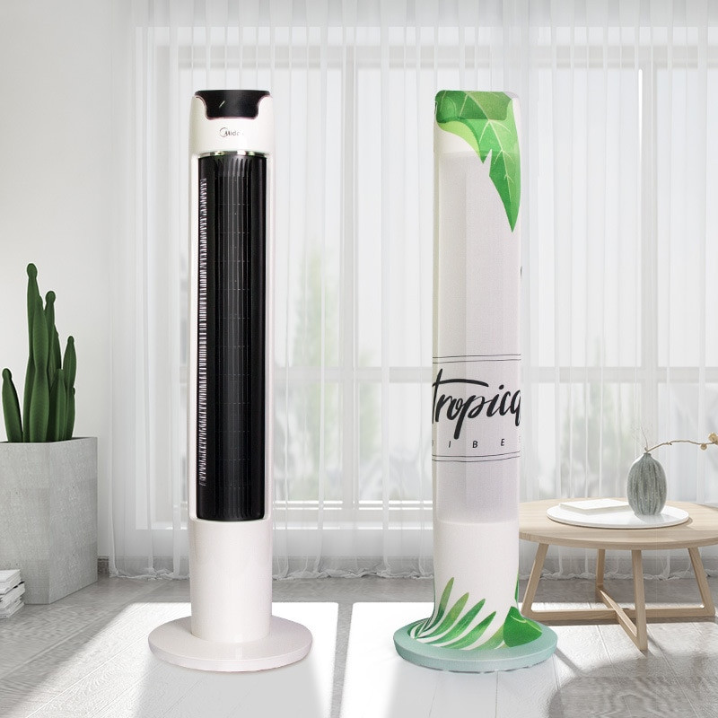 Grindų tipas Elektrinis ventiliatorius Apsauginis dangtelis nuo dulkių, suderinamas su bokštiniais ventiliatoriais.