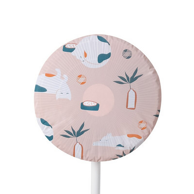 Ηλεκτρικό κάλυμμα ανεμιστήρα κάλυμμα οικιακής σκόνης τρισδιάστατο επιδαπέδιο προστατευτικό μανίκι ανεμιστήρα στρογγυλό