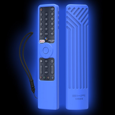 Silikoninis Xiaomi P1 nuotolinio valdymo dėklas, skirtas Mi TV P1E 55 43 Q1E 55 P1 32 43 50 55 Balso šviesos valdymo dangtelis XMRM-19 TV Stick