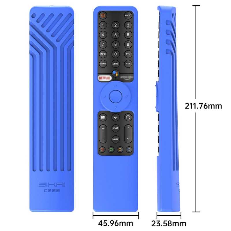 Silikoninis Xiaomi P1 nuotolinio valdymo dėklas, skirtas Mi TV P1E 55 43 Q1E 55 P1 32 43 50 55 Balso šviesos valdymo dangtelis XMRM-19 TV Stick