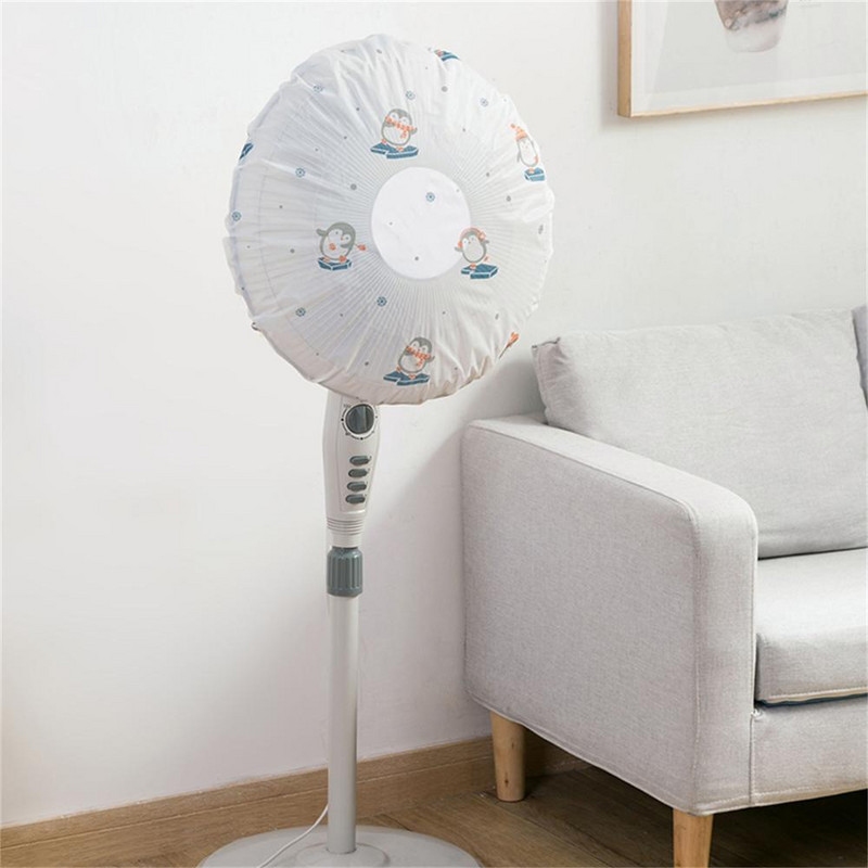Ochranný kryt ventilátora odolný voči prachu, okrúhly kryt pre domácnosť, úložný vak, podlahový typ, univerzálny kryt na elektrický ventilátor
