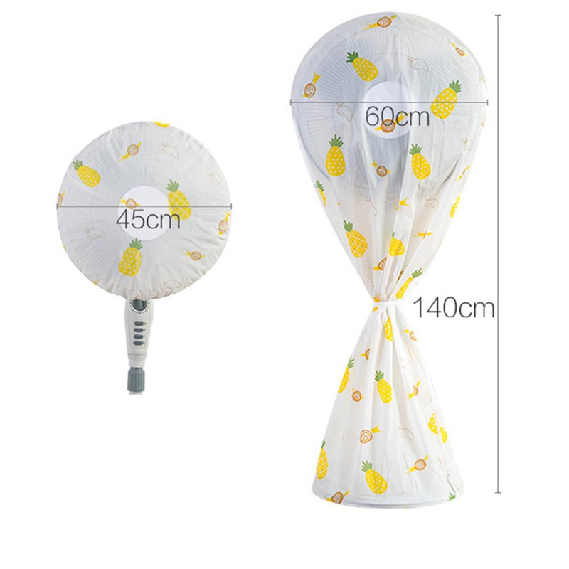 Ochranný kryt ventilátora odolný voči prachu, okrúhly kryt pre domácnosť, úložný vak, podlahový typ, univerzálny kryt na elektrický ventilátor