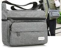 Vyriškas tekstilinis krepšys su kišene