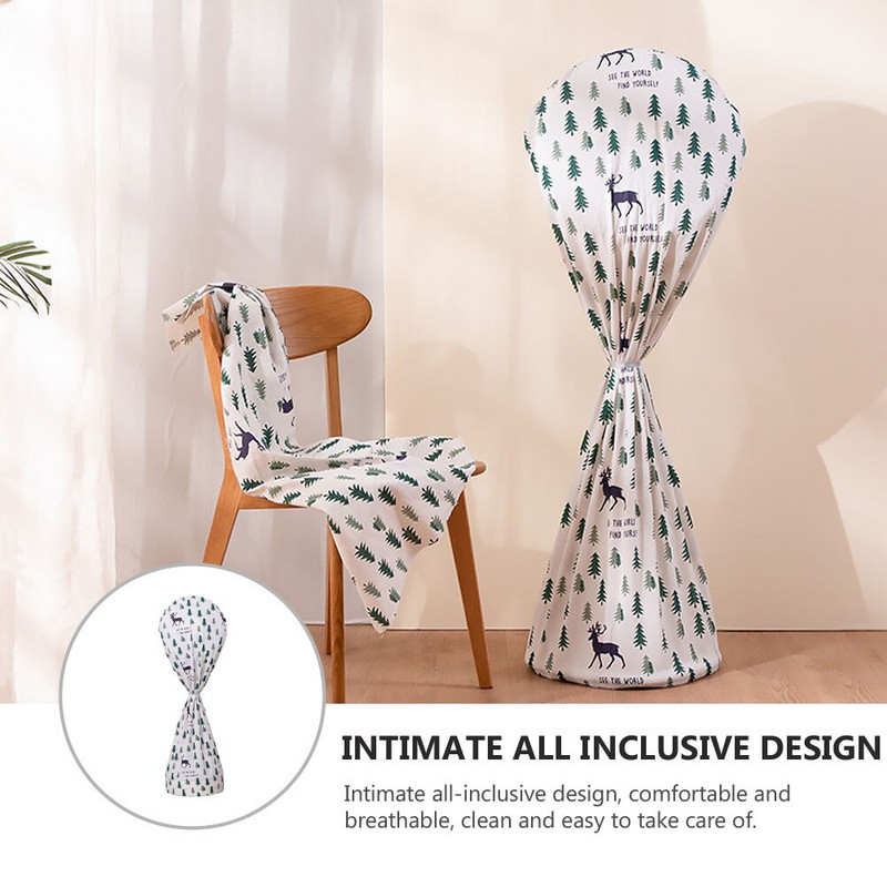 Ventilátor fedél Álló ventilátor fedél Ventilátor fedél Ventilátor burkolat Pamut és lenvászon ventilátor burkolat zöld