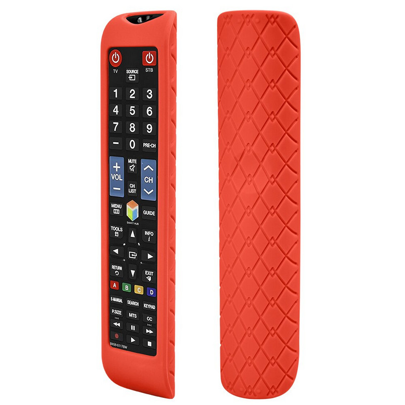 Silikónové ochranné puzdro pre diaľkový ovládač Samsung Smart TV BN59-01178W AA59-00652A AA59-00594A RM-D1078 Nárazuvzdorný kryt diaľkového ovládača