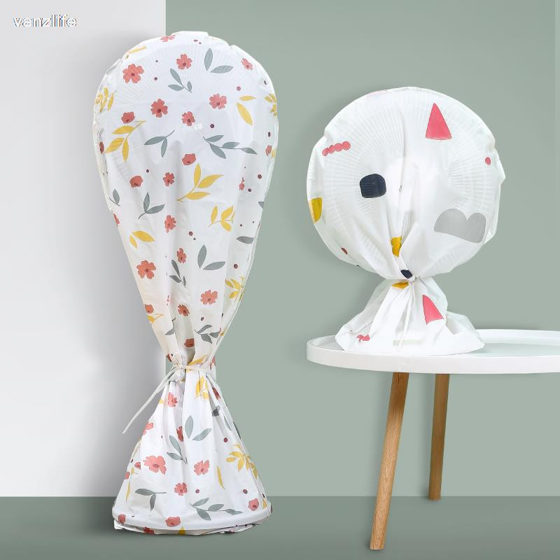 vanzlife Home grindų tipo ventiliatoriaus dangtis „Iki rakto“ ventiliatoriaus dulkių gaubtas Ventiliatoriaus dangtelis iki dangčio