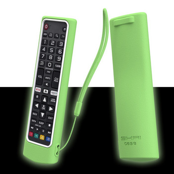 SIKAI Remote Case за LG TV Силиконов контролен капак за Samsung TV BN59-01178R/L AA59 Glow Protective Shell за BN63 Remote Case