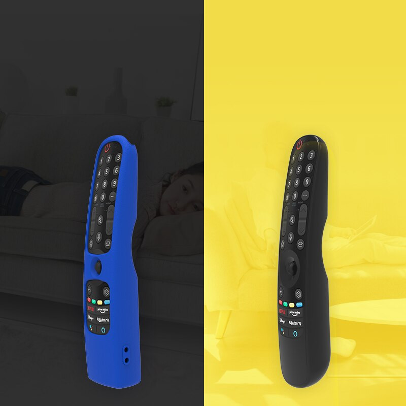 SIKAI szilikon tokburkolat LG AN-MR21GA Magic Remote-hoz, ütésálló védőburkolat az LG Smart TV 2021 távirányítóhoz