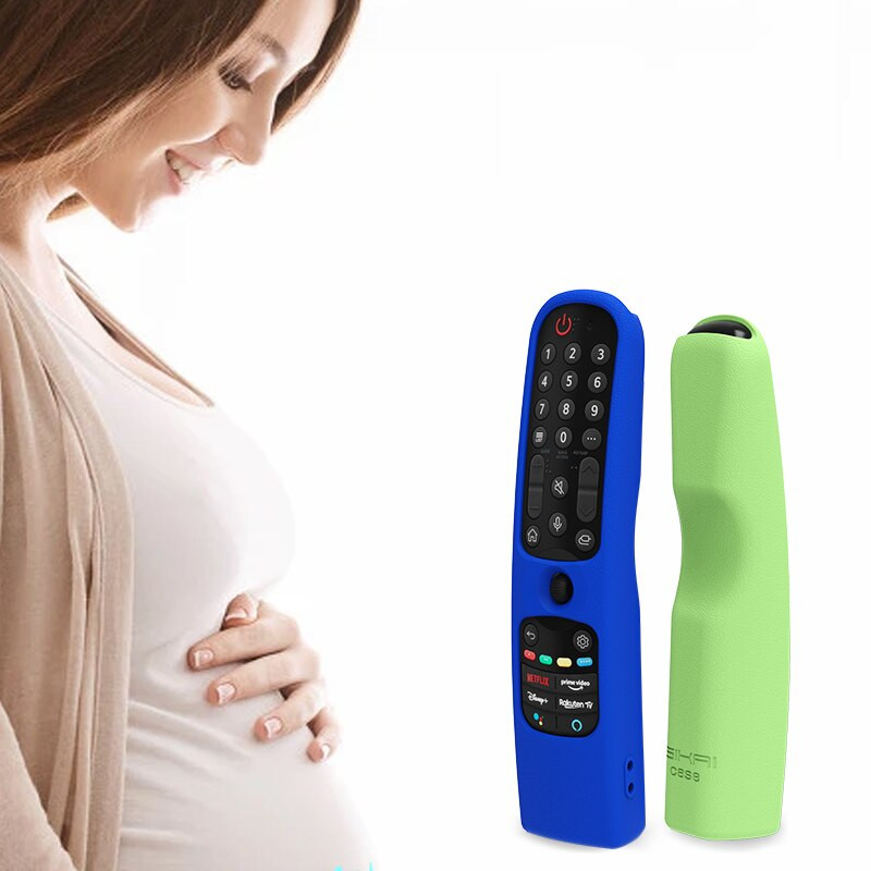 SIKAI szilikon tokburkolat LG AN-MR21GA Magic Remote-hoz, ütésálló védőburkolat az LG Smart TV 2021 távirányítóhoz