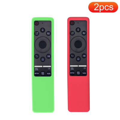 2τμχ SIKAI κάλυμμα προστατευτικής θήκης σιλικόνης για τηλεχειριστήριο Samsung QLED Smart TV BN59 01241A 01242A 01266A BN59-01312A 01312H