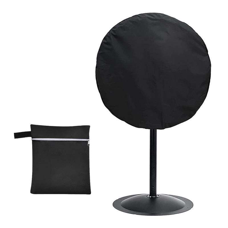 Priemyselný kryt ventilátora, vodotesný, prachotesný pre 20" vysokorýchlostný bubnový podlahový ventilátor, ochranný kryt z odolného materiálu, čierny