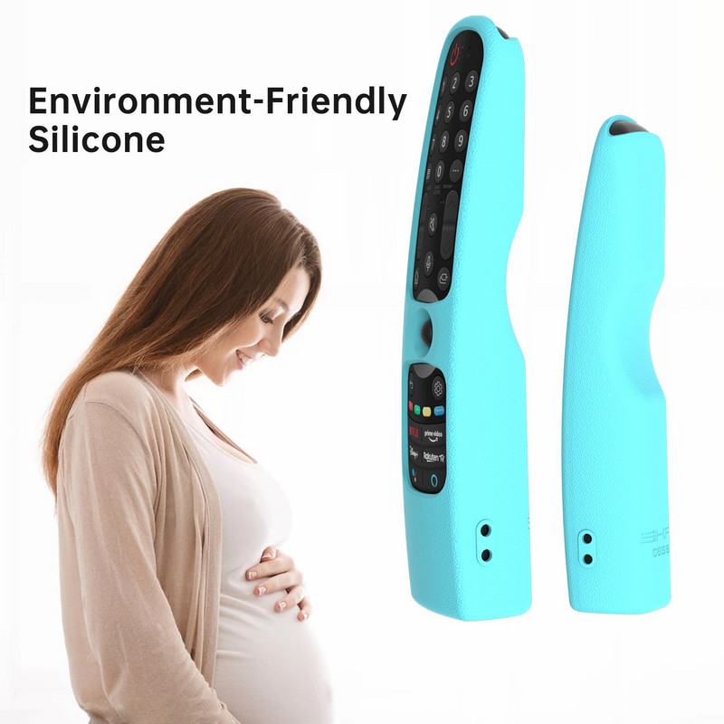 SIKAI szilikon védő távirányító burkolatok LG Smart TV-hez AN-MR21 LG OLED TV-hez Magic Remote AN MR21GA távirányító tok