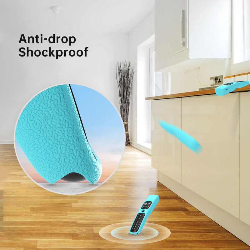 SIKAI szilikon védő távirányító burkolatok LG Smart TV-hez AN-MR21 LG OLED TV-hez Magic Remote AN MR21GA távirányító tok