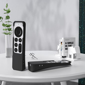 SIKAI Προστατευτικά καλύμματα τηλεχειριστηρίου σιλικόνης για Apple TV 4K 2021 για Apple TV Siri Remote 2ης γενιάς για θήκη Airtag