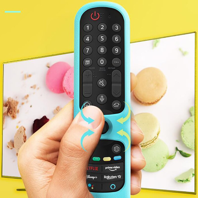 Farebný silikónový kryt pre diaľkový ovládač LG MR21GA MR21N MR21GC pre LG OLED TV Magic Remote MR21GA