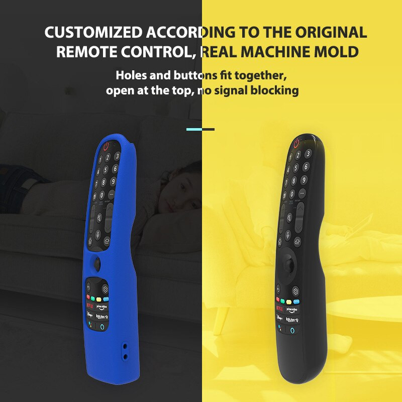 Husă colorată din silicon pentru telecomandă LG MR21GA MR21N MR21GC SIKAI pentru telecomandă LG OLED TV Magic Remote MR21 GA vertical