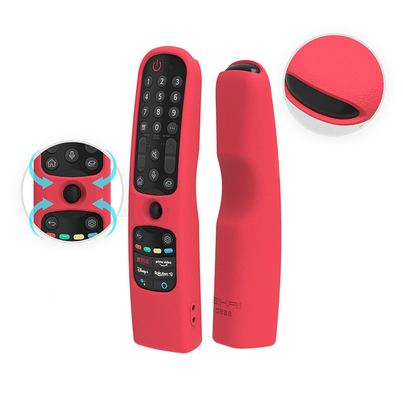Husă colorată din silicon pentru telecomandă LG MR21GA MR21N MR21GC SIKAI pentru telecomandă LG OLED TV Magic Remote MR21 GA vertical