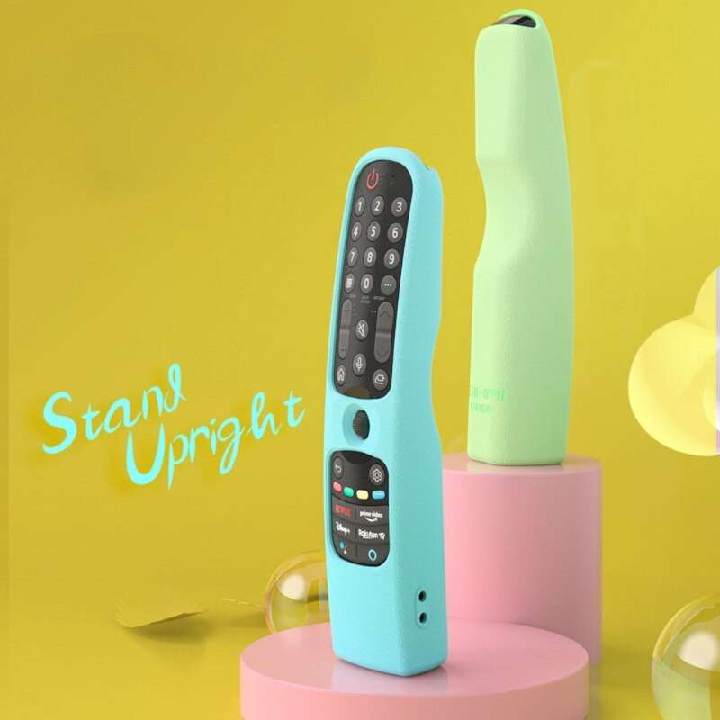 Πολύχρωμο περίβλημα τηλεχειριστηρίου θήκης σιλικόνης για αντιολισθητική μαλακή θήκη τηλεχειριστηρίου LG MR21GC MR21N MR21GA