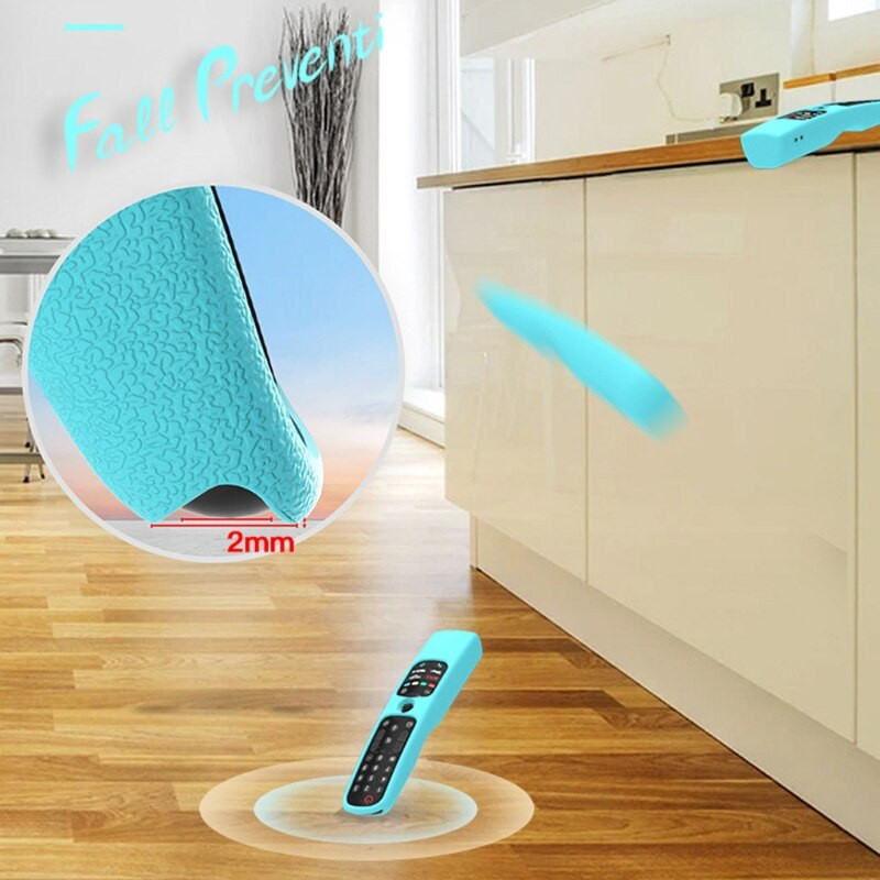 Πολύχρωμο περίβλημα τηλεχειριστηρίου θήκης σιλικόνης για αντιολισθητική μαλακή θήκη τηλεχειριστηρίου LG MR21GC MR21N MR21GA