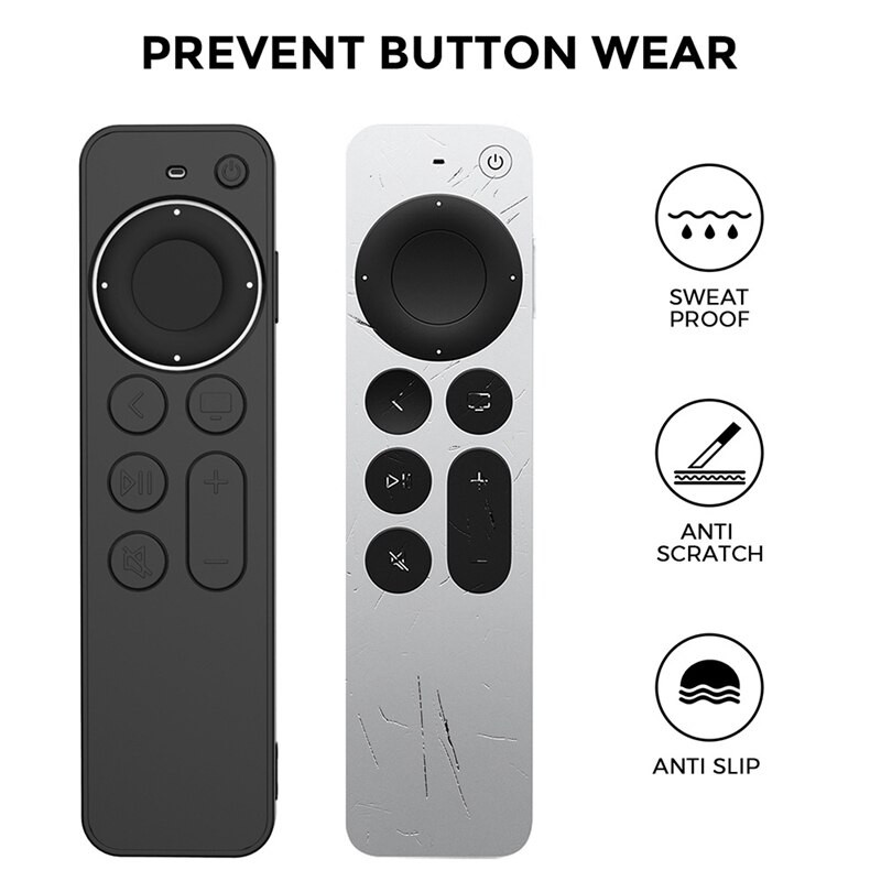 Prachotesný kryt diaľkového ovládača, ochranné puzdro pre domáce úložisko pre Apple TV, puzdro na diaľkový ovládač Siri 2021