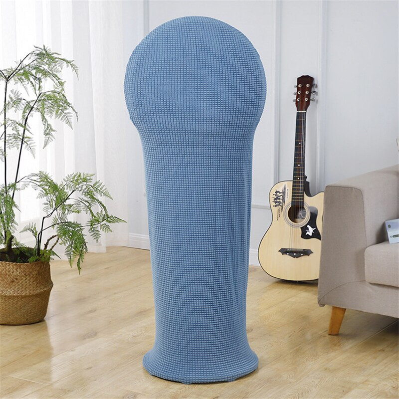 Okrúhly kryt na podlahový ventilátor s plným pokrytím, prachotesný ochranný kryt elektrického ventilátora, elastické kryty na podlahový ventilátor pre domácnosť