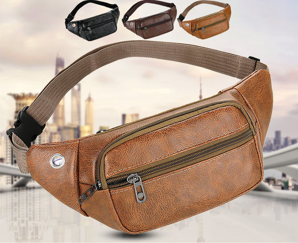 Maza eko ādas jostas soma