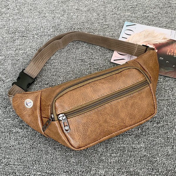 Maza eko ādas jostas soma