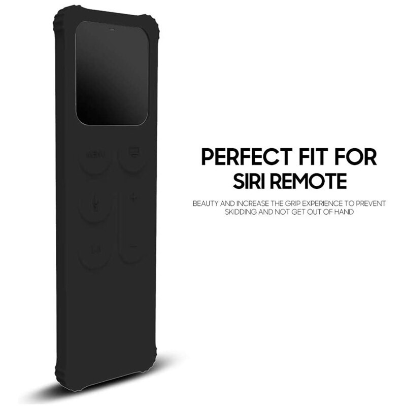 Ochranné puzdro na diaľkový ovládač a TV box pre Apple TV 4K 5. generácie / 4. generácie - [Protišmykový] silikónový kryt odolný voči nárazom pre Apple TV CNIM Hot