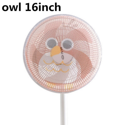 1PC 2022 Poklopac za električni ventilator protiv prignječenja ruku Zaštitna mreža za djecu Poklopac za prašinu Crtani sveobuhvatni sigurnosni kružni mrežni poklopac