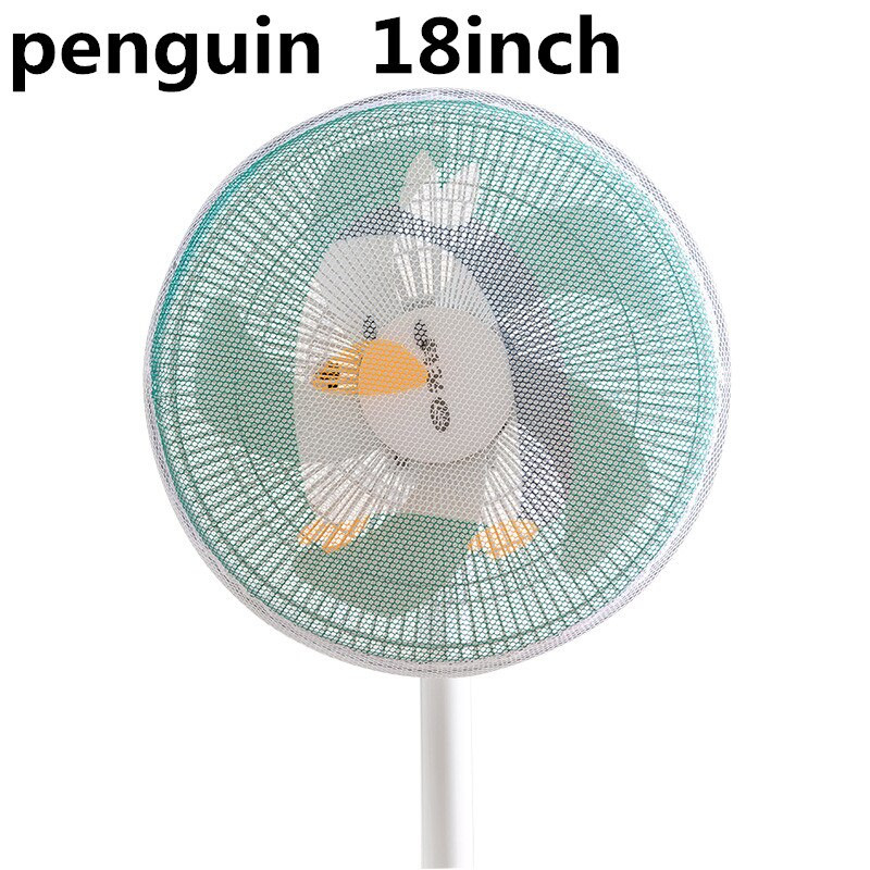 1PC 2022 Poklopac za električni ventilator protiv prignječenja ruku Zaštitna mreža za djecu Poklopac za prašinu Crtani sveobuhvatni sigurnosni kružni mrežni poklopac