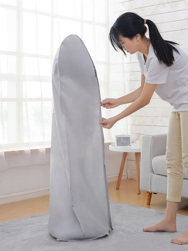 Kryty elektrických ventilátorov, prachotesný kryt podlahového ventilátora Allcover pre domácnosť, vertikálny kryt podlahového ventilátora s oxfordskou látkou sa ľahko čistí