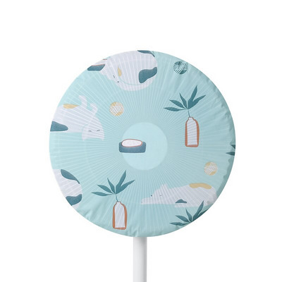 1 ekologický kryt ventilátora, prachotesný, odolný proti opotrebovaniu, vodotesný, jednoduchá inštalácia, kreslený vzor, elektrický stojan na ventilátor, kryt pre domácich pracovníkov