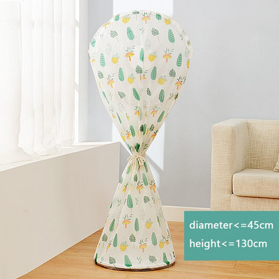 Kryt ventilátora Protiprachový kryt Kompletný balík Podlahový ventilátor Elektrický ventilátor Vertikálny úložný kryt Ochranný kryt podlahy Protiprachový kryt PEVC