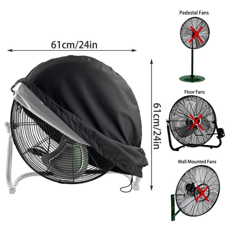 Poklopac industrijskog ventilatora Poklopac otporan na vodu i prašinu za 20" bubanj ventilatora velike brzine Poklopac podnog ventilatora od materijala za teške uvjete rada